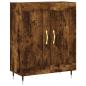 Preview: Highboard Räuchereiche 69,5x34x180 cm Holzwerkstoff