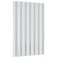 Preview: Dachpaneele 12 Stk. Pulverbeschichteter Stahl Grau 60x36 cm