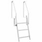 Preview: Dockleiter Sonstiges Silber 58 x 77 x 144 cm Aluminium