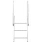 Preview: Dockleiter Sonstiges Silber 58 x 77 x 144 cm Aluminium