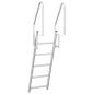 Preview: Dockleiter Sonstiges Silber 58 x 77 x 191 cm Aluminium