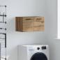 Preview: ARDEBO.de - Wandschrank Eiche handwerklich 60 x 36.5 x 35 cm Holzwerkstoff