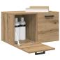 Preview: Wandschrank Eiche handwerklich 60 x 36.5 x 35 cm Holzwerkstoff
