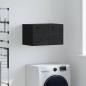 Preview: ARDEBO.de - Wandschrank Schwarze Eiche 60 x 36.5 x 35 cm Holzwerkstoff
