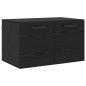 Preview: Wandschrank Schwarze Eiche 60 x 36.5 x 35 cm Holzwerkstoff