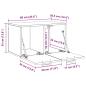 Preview: Wandschrank Schwarze Eiche 60 x 36.5 x 35 cm Holzwerkstoff