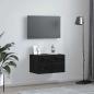 Preview: Wandschrank Schwarze Eiche 60 x 36.5 x 35 cm Holzwerkstoff