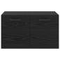 Preview: Wandschrank Schwarze Eiche 60 x 36.5 x 35 cm Holzwerkstoff