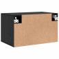 Preview: Wandschrank Schwarze Eiche 60 x 36.5 x 35 cm Holzwerkstoff