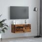 Preview: Wandschrank Altholz 80 x 36.5 x 35 cm Holzwerkstoff