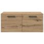 Preview: Wandschrank Eiche handwerklich 80 x 36.5 x 35 cm Holzwerkstoff