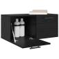 Preview: Wandschrank Schwarze Eiche 80 x 36.5 x 35 cm Holzwerkstoff