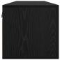 Preview: Wandschrank Schwarze Eiche 80 x 36.5 x 35 cm Holzwerkstoff