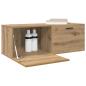 Preview: Wandschrank Eiche handwerklich 100 x 36.5 x 35 cm Holzwerkstoff