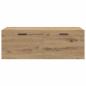 Preview: Wandschrank Eiche handwerklich 100 x 36.5 x 35 cm Holzwerkstoff