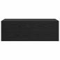 Preview: Wandschrank Schwarze Eiche 100 x 36.5 x 35 cm Holzwerkstoff