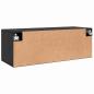 Preview: Wandschrank Schwarze Eiche 100 x 36.5 x 35 cm Holzwerkstoff