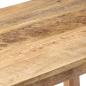Preview: Schreibtisch 180 x 120 x 76 cm Massivholz Mango