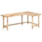 Preview: Schreibtisch 180 x 120 x 76 cm Massivholz Mango