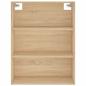 Preview: Highboard Sonoma-Eiche 69,5x34x180 cm Holzwerkstoff