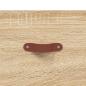 Preview: Highboard Sonoma-Eiche 69,5x34x180 cm Holzwerkstoff
