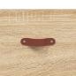Preview: Highboard Sonoma-Eiche 69,5x34x180 cm Holzwerkstoff