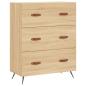 Preview: Kommode Sonoma-Eiche 69,5x34x90 cm Holzwerkstoff