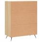 Preview: Kommode Sonoma-Eiche 69,5x34x90 cm Holzwerkstoff