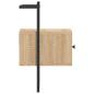 Preview: Wand-Nachttisch Sonoma-Eiche 35x30x51 cm Holzwerkstoff