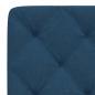 Preview: Kopfteil-Kissen Blau 160 cm Stoff