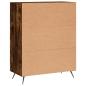 Preview: Kommode Räuchereiche 69,5x34x90 cm Holzwerkstoff