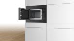 Preview: Bosch BFL523MB4 Serie 2 Einbau Mikrowelle, 800 W, 20 L, AutoPilot 7, Reinigungsunterstützung, QuickStart, Schwarz