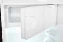 Preview: Exquisit KS15-4-051C Stand Kühlschrank mit Gefrierfach, 55 cm breit, 107 L, Gemüseschublade, Griffmulde, Inoxlook az