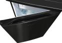 Preview: Exquisit KS15-4-051C Stand Kühlschrank mit Gefrierfach, 55 cm breit, 107 L, Gemüseschublade, Griffmulde, Inoxlook az