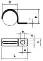 Preview: OBO Bettermann 604/16 Befestigungsschelle, leicht (1003178)