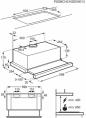 Preview: AEG DPB3622S Extractor 3000 Flachschirmhaube, 60 cm breit, 330 m³/h, LED-Beleuchtung, Drucktasten, Edelstahl