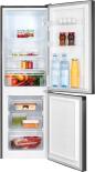 Preview: Exquisit KGC231-60-E-050C Stand Kühl-Gefrierkombination, 47,4 cm breit, 157 L, LED Beleuchtung, Super-Kühl-Modus, inoxlook az
