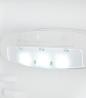 Preview: Exquisit KGC231-60-E-050C Stand Kühl-Gefrierkombination, 47,4 cm breit, 157 L, LED Beleuchtung, Super-Kühl-Modus, inoxlook