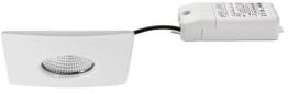 Preview: ARDEBO.de Brumberg LED-Einbaudownlightset IP44, quadratisch, weiß matt (39255073)