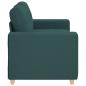 Preview: Loveseat Sofa Dunkelgrün 120 cm Stoff