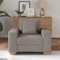 Preview: Sofasessel Taupe 60 cm Stoff