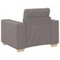 Preview: Sofasessel Taupe 60 cm Stoff