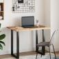 Preview: Tischplatte Rechteckig 100x70x2 cm Massivholz Akazie