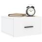 Preview: Wand-Nachttisch Weiß 35x35x20 cm