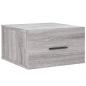 Preview: Wand-Nachttische 2 Stk. Grau Sonoma 35x35x20 cm