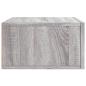 Preview: Wand-Nachttische 2 Stk. Grau Sonoma 35x35x20 cm