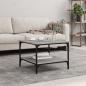 Preview: ARDEBO.de - Couchtisch Grau Sonoma 55x55x40 cm Holzwerkstoff