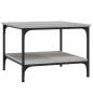 Preview: Couchtisch Grau Sonoma 55x55x40 cm Holzwerkstoff