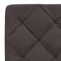 Preview: Bettgestell ohne Matratze Dunkelbraun 160x200 cm Stoff