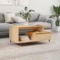 Preview: ARDEBO.de - Couchtisch Sonoma-Eiche 90x49x45 cm Holzwerkstoff